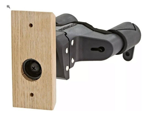 Soporte De Pared Para Guitarra Crava Hercules Gsp38wb, Color Negro