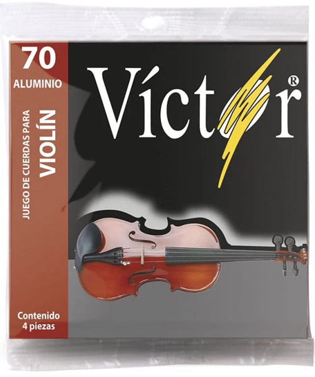 ENCORDADURA VICTOR PAR VIOLIN ACERO