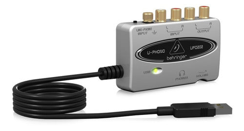 Behringer Ufo-202 U-phono Interface Usb Color Plateado