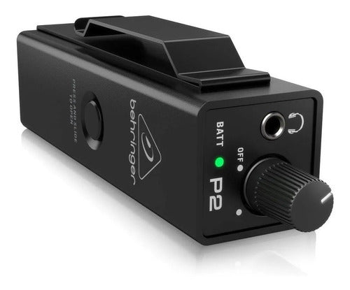 Behringer P2 Amplificador Audífonos Monitor Personal In-ear Color Negro