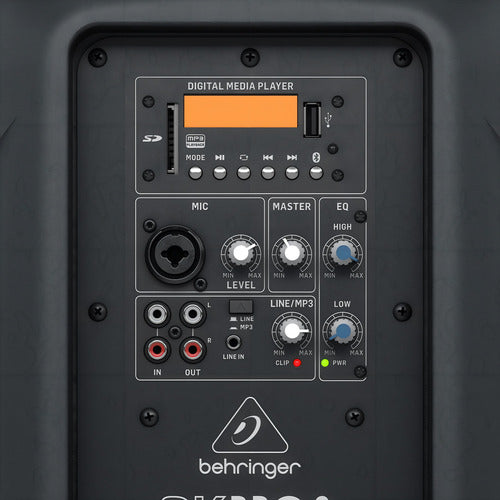 Behringer Pk110a Bafle Activo Bluetooth Altavoz 10 PuLG 320w Color Negro