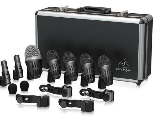 Behringer Bc1500 Set De Micrófonos Batería 7 Piezas Estuche Color Negro