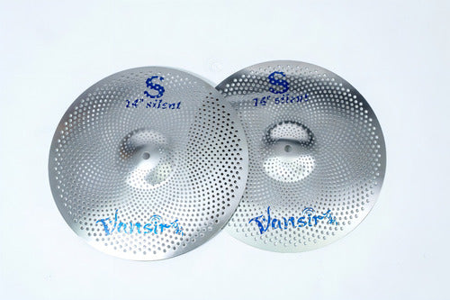 Set Platillos Mute Batería Vansir 4 Pcs Mas Funda V-mute S