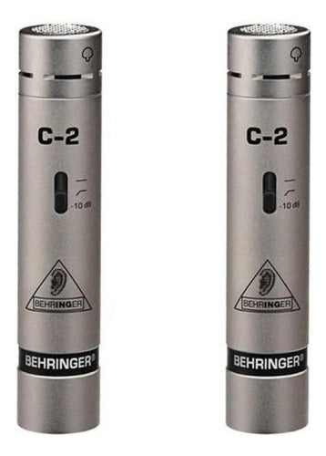 Micrófono Behringer C-2 Condensador Cardioide Plateado