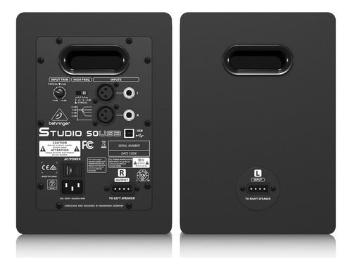 Behringer Studio 50usb Monitores Activos 2 Piezas