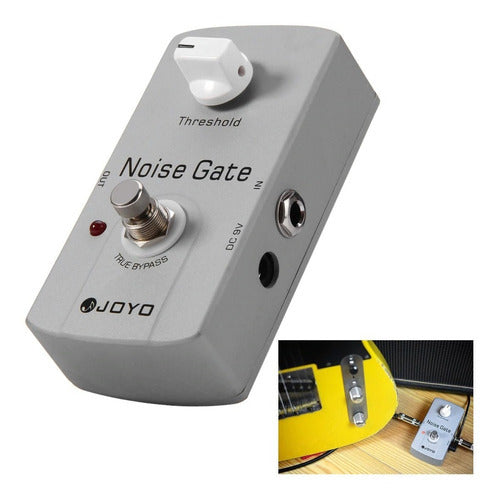 Pedal Joyo Noise Gate Pedal Guitarra O Bajo Reductor Ruido Color Gris