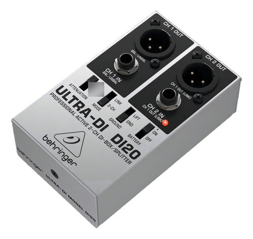 Caja Directa Para Audio Behringer Di20 Activa 2 Canales