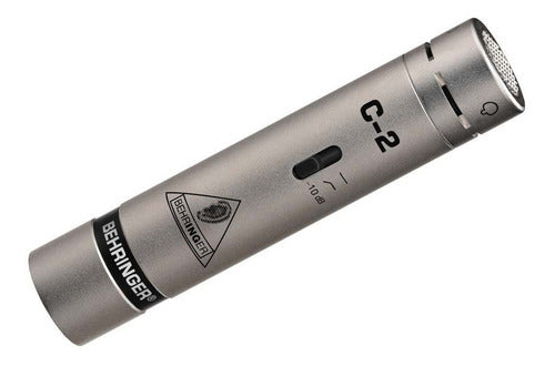 Micrófono Behringer C-2 Condensador Cardioide Plateado