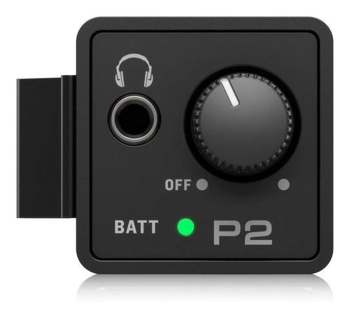 Behringer P2 Amplificador Audífonos Monitor Personal In-ear Color Negro