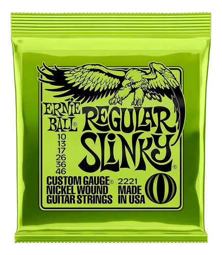 Cuerdas Guitarra Electrica Ernie Ball Regular Slinky 10-46
