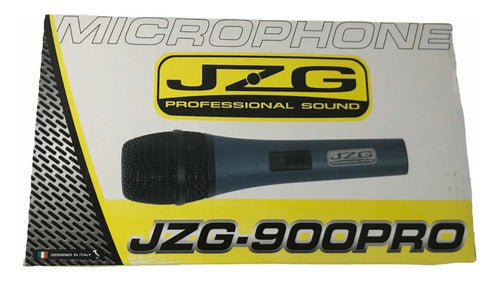 Micrófono Jzg Jzg-900pro Con Cable, Color Negro