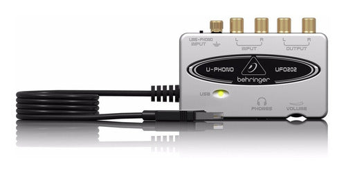 Behringer Ufo-202 U-phono Interface Usb Color Plateado