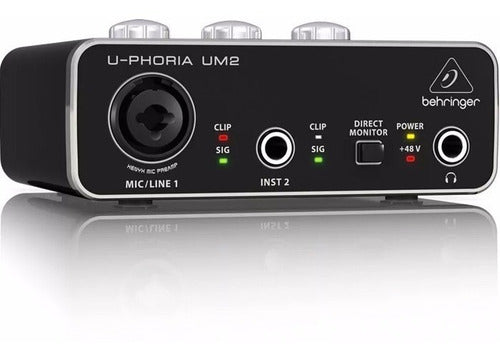 Interfaz De Audio Behringer U-phoria Um2