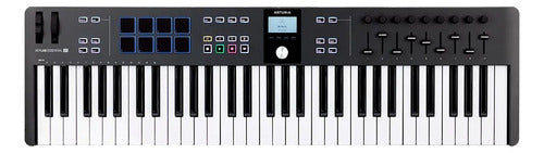 Controlador Midi Arturia Keylab Essential 61 Mk3 Black Edition