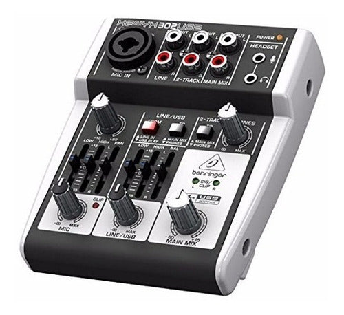 Behringer 302usb Consola Mezcladora Analoga 5 Entradas