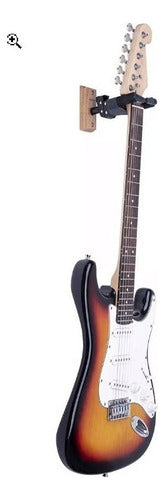 Soporte De Pared Para Guitarra Crava Hercules Gsp38wb, Color Negro