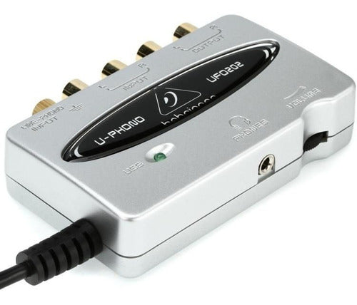 Behringer Ufo-202 U-phono Interface Usb Color Plateado