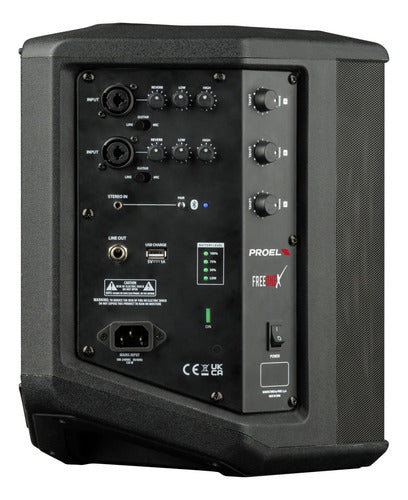 Sistema De Audio Portátil Proel Freeonex Batería Y Bluetooth