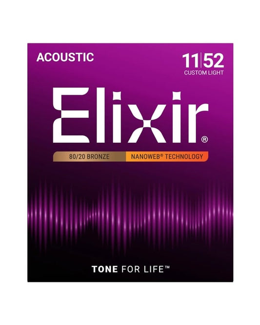 CUERDAS ACOUSTIC ELIXIR 11-52