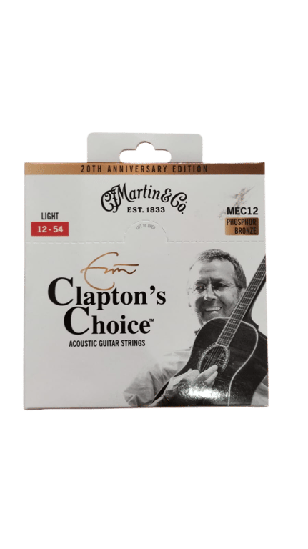 CUERDAS  GUITARRA ACUSTICA ERIC CLAPTON 12-54