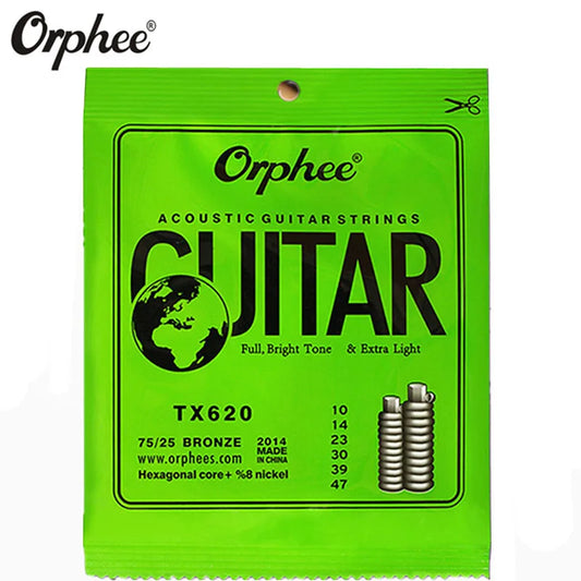 SET DE CUERDAS PARA GUITARRA ELECTROACÚSTICA 010-047